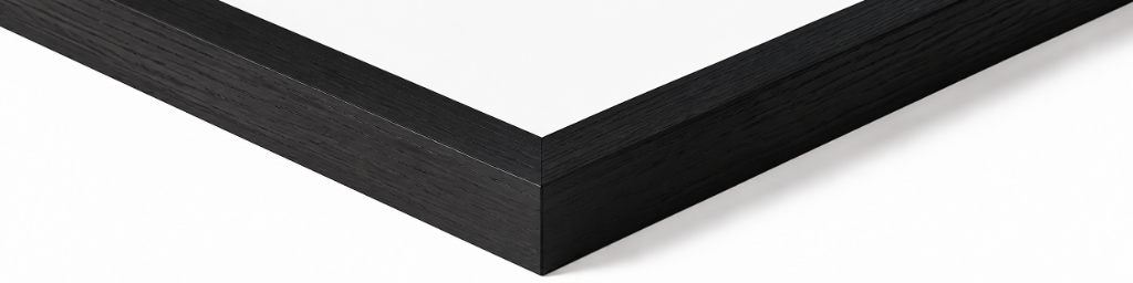 Marco de Madera Color Negro